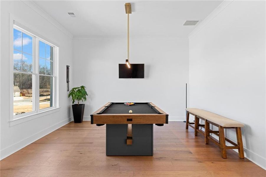 Furnished interior view inside a new home in , Marietta (Image 53).