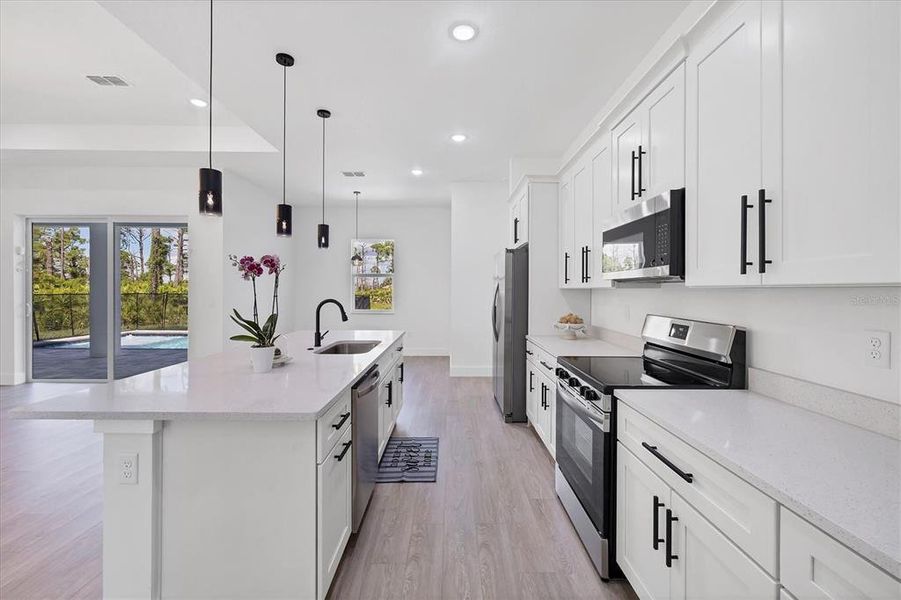 Furnished interior view inside a new home in , Placida (Image 4). Furnished interior view inside a new home in , Placida (Image 4).