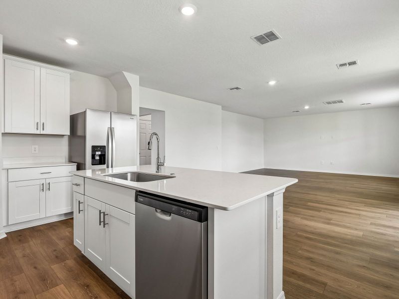 Furnished interior view inside a new home in Crosswinds - Signature Series, Haines City (Image 3).