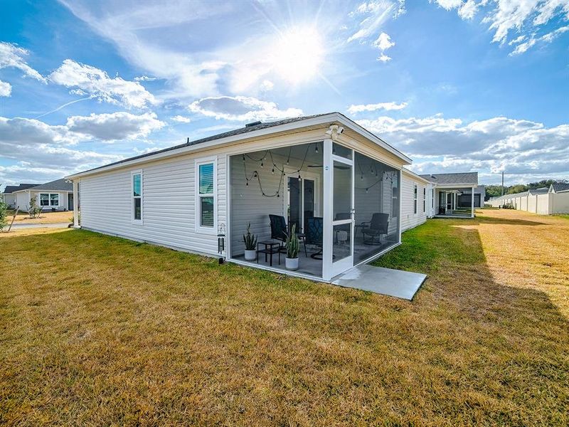 Exterior details and patio area of a home in , The Villages (Image 23).