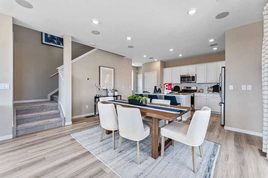 Furnished interior view inside a new home in The Aurora Highlands, Aurora (Image 11).