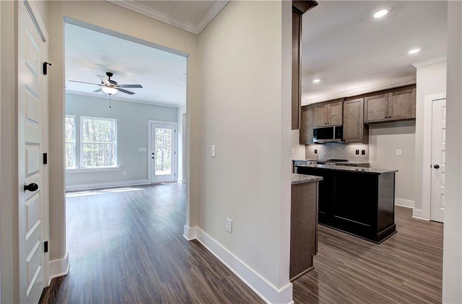 Furnished interior view inside a new home in , Cartersville (Image 12).