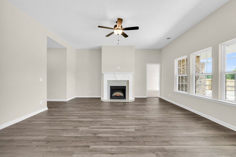 Representative unfurnished interior of a home built from the The Jackson by RTS Homes in Tranquil South, Hinesville (Image 24).