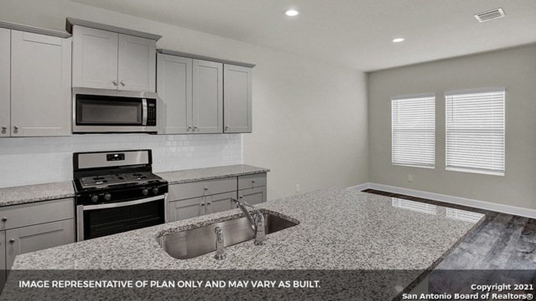 Furnished interior view inside a new home in Arroyo Ranch, Seguin (Image 3).