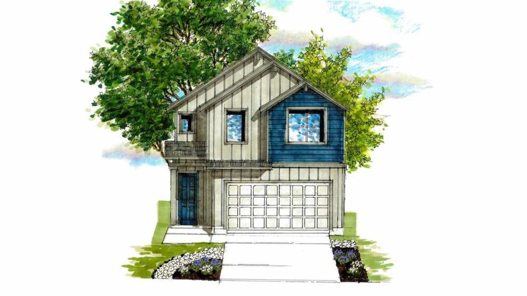 Representative exterior photo of a completed home built from the 1791 by Texas Homes in Trilogy Grove, Leon Valley, TX (Image 5). Representative exterior photo of a completed home built from the 1791 by Texas Homes in Trilogy Grove, Leon Valley, TX (Image 5).