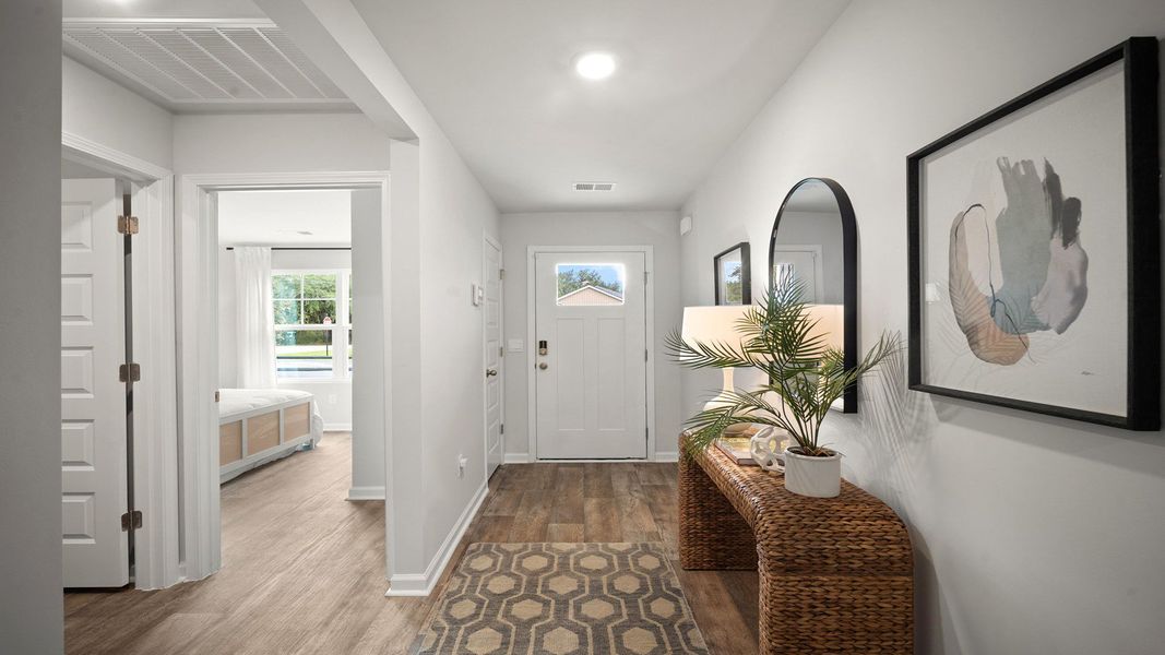 Furnished interior view inside a new home in The Groves at Bees Creek, Ridgeland (Image 28).