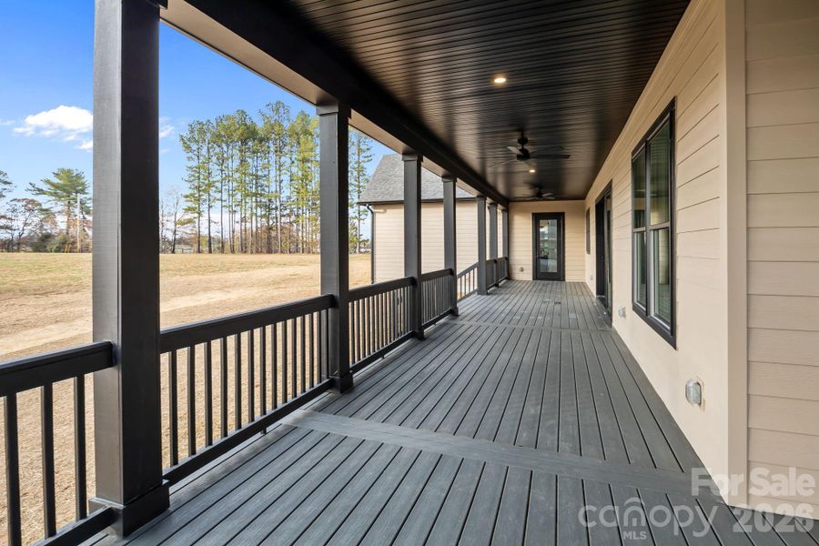 Exterior details and patio area of a home in , Statesville (Image 29).