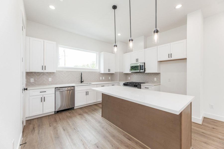 Furnished interior view inside a new home in , Houston (Image 6).