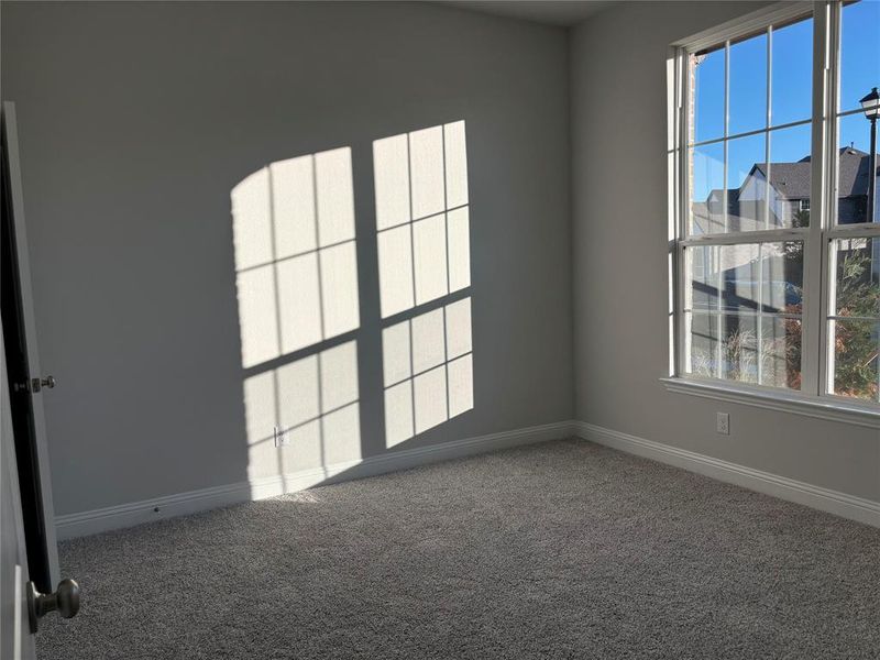 Empty room with carpet