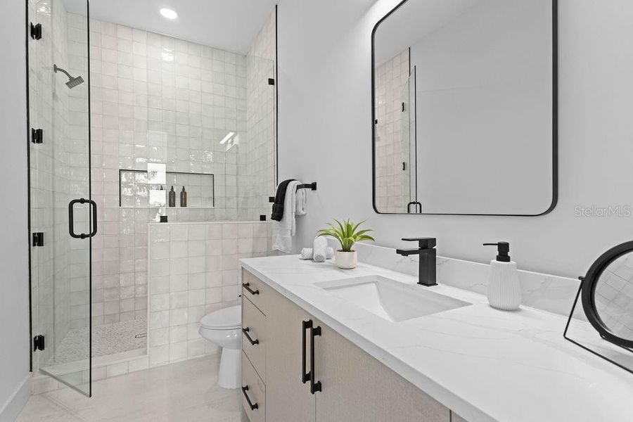 Furnished interior view inside a new home in , Tampa (Image 12).