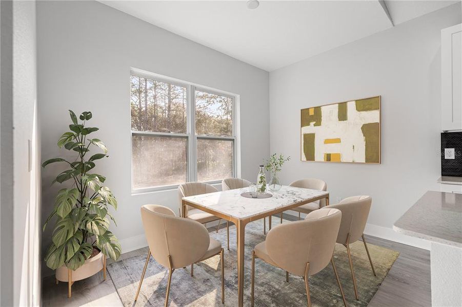 Furnished interior view inside a new home in , Dunnellon (Image 7).