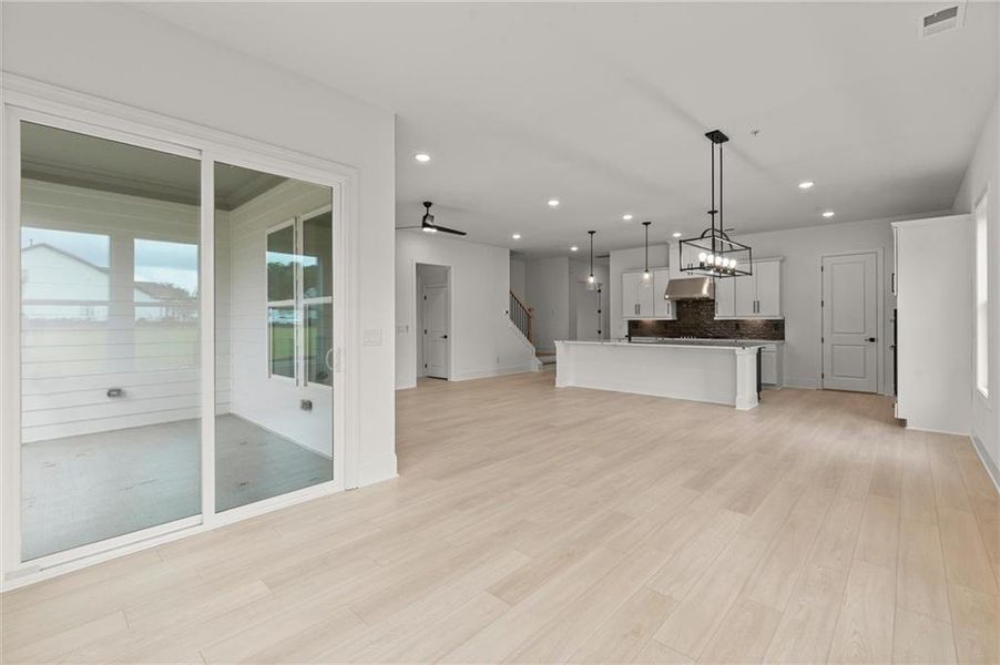 Spacious, unfurnished interior of a new home in The Reserve at Bells Ferry, Kennesaw (Image 54).