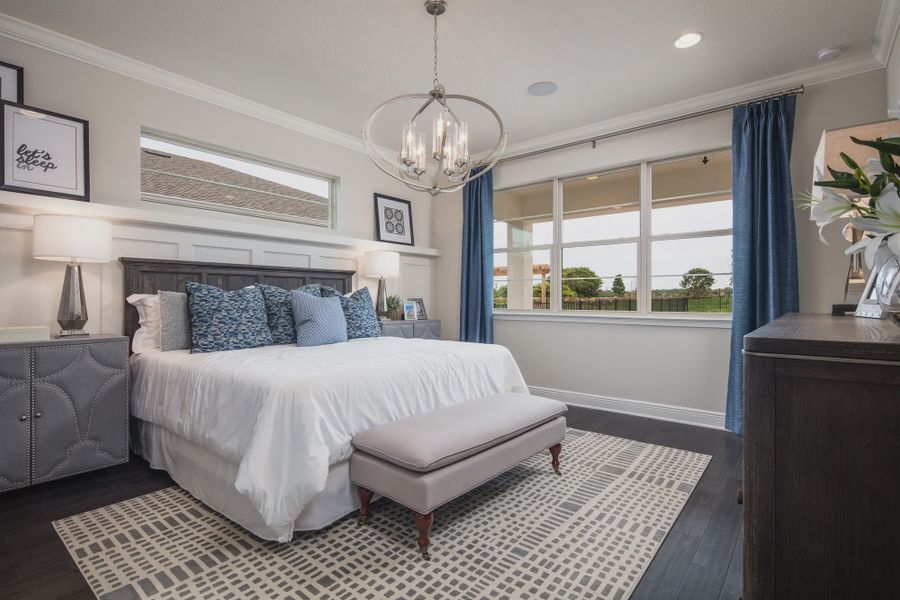 Representative furnished interior of a home built from the Tarpon II by Jones Homes USA in Reserve at Twin Lakes, St. Cloud (Image 3).