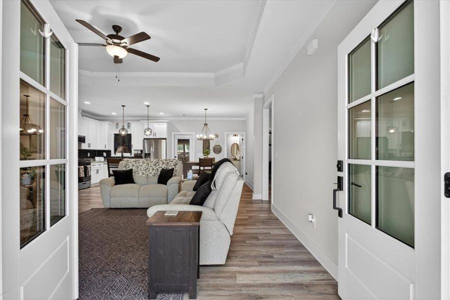 Furnished interior view inside a new home in , Talking Rock (Image 17).