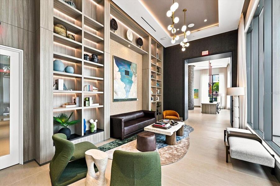 Furnished interior view inside a new home in , St. Petersburg (Image 12).