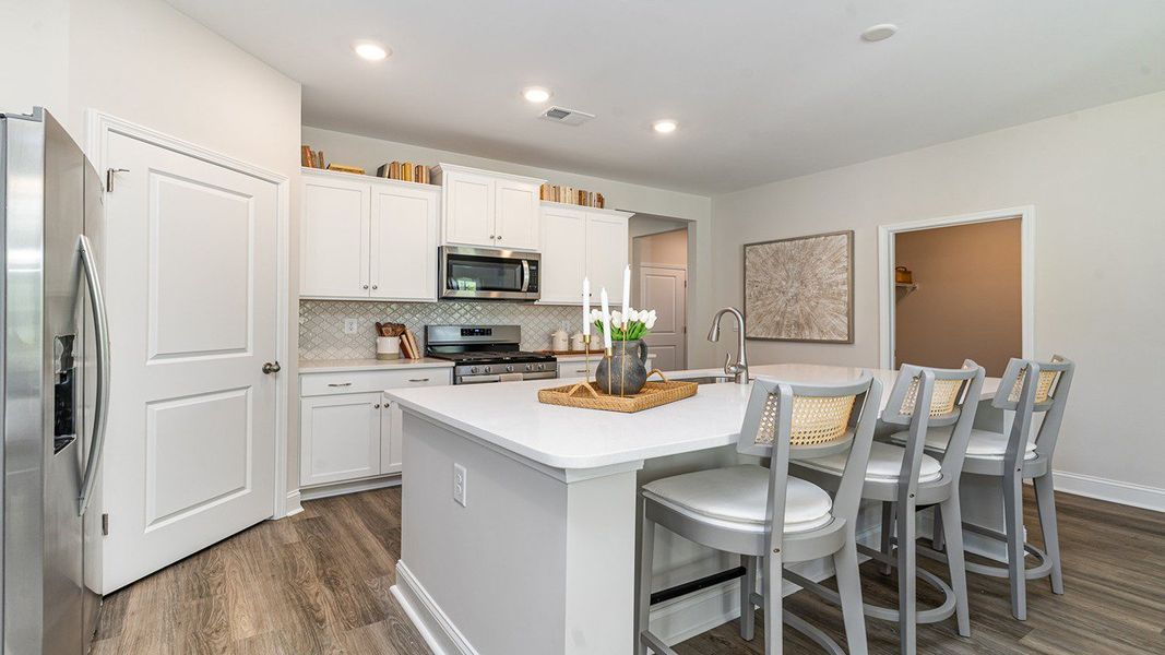 Furnished interior view inside a new home in The Preserve at Shaftesbury Glen, Conway (Image 7).