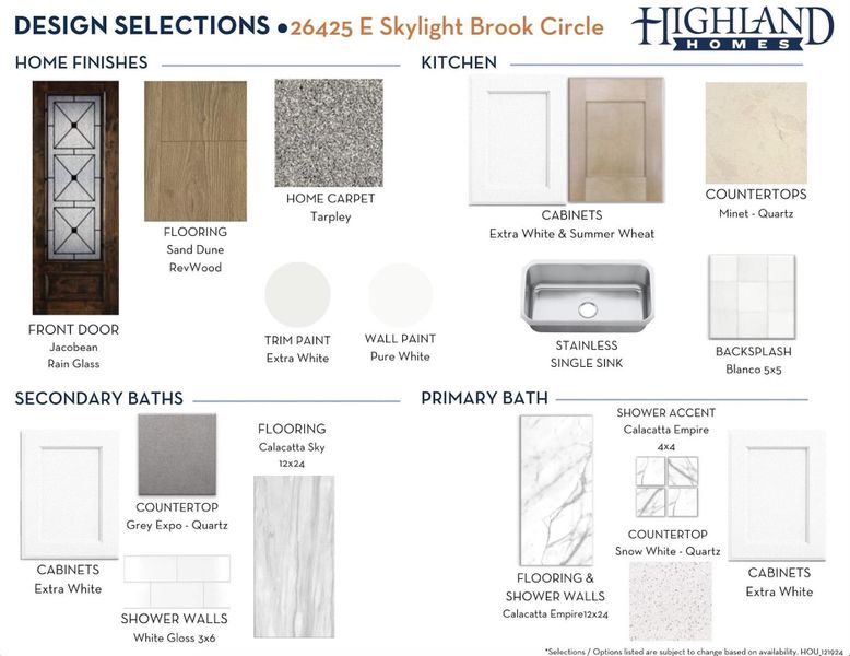 Discover the style and comfort woven into every detail. Our interior selections combine inspiring finishes and personalized touches to create a warm, welcoming home. Discover the style and comfort woven into every detail. Our interior selections combine inspiring finishes and personalized touches to create a warm, welcoming home.