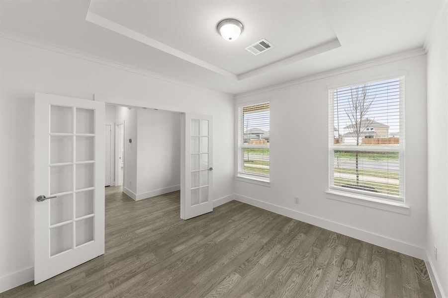 Spacious, unfurnished interior of a new home in Villages of Creekwood, Frisco (Image 22). Spacious, unfurnished interior of a new home in Villages of Creekwood, Frisco (Image 22).