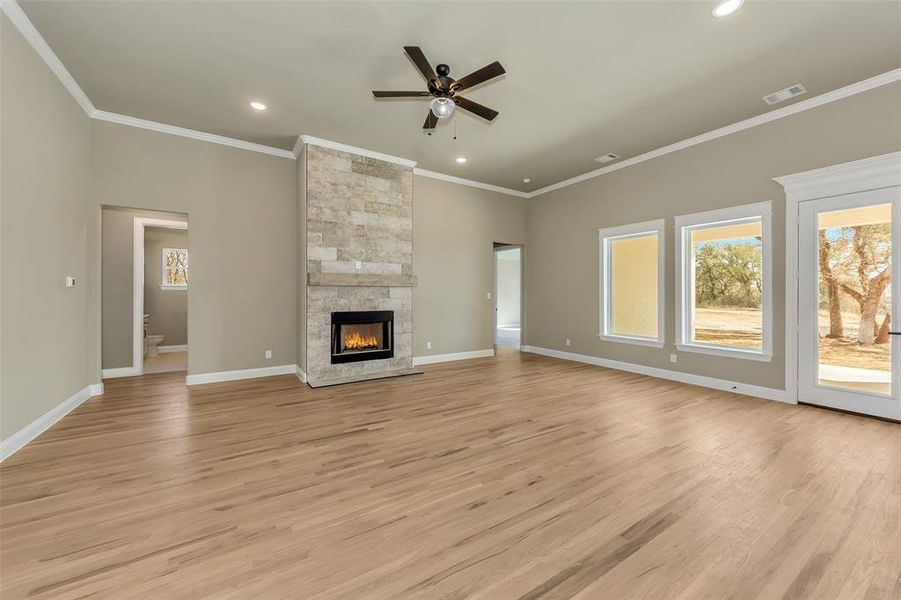 Spacious, unfurnished interior of a new home in , Poolville (Image 20).