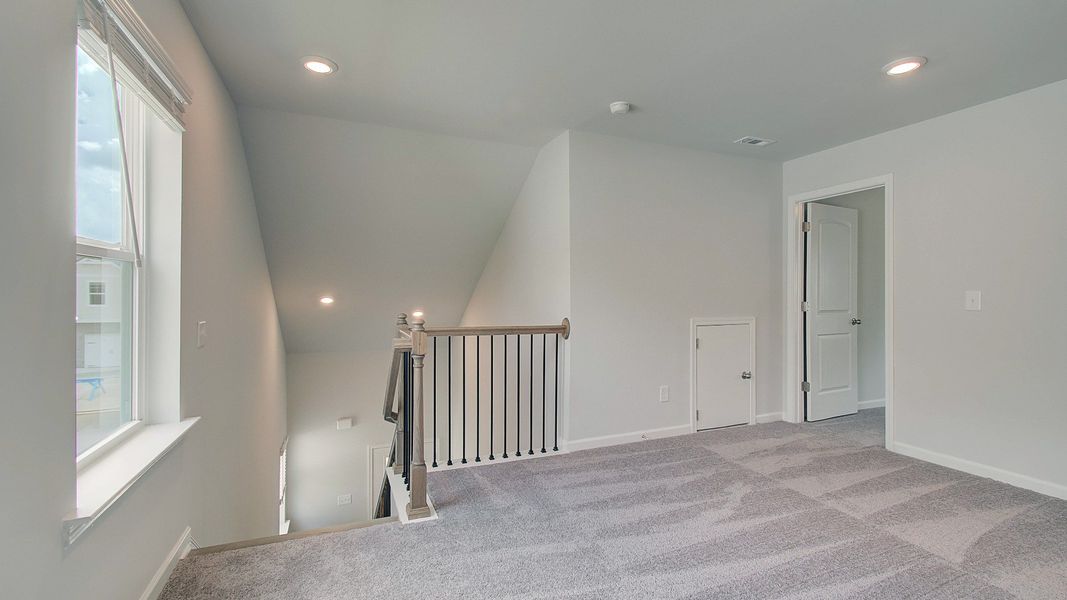 Representative furnished interior of a home built from the Emma by DRB Homes in Enclave at Evergreen, Fairburn (Image 10).