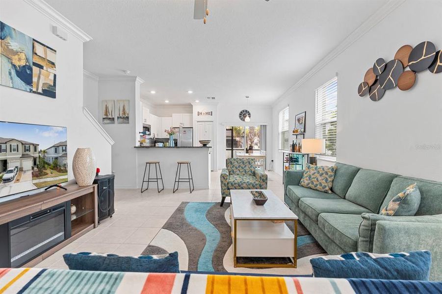 Furnished interior view inside a new home in , Zephyrhills (Image 8). Furnished interior view inside a new home in , Zephyrhills (Image 8).