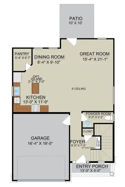 St. Helena – First Floor Plan St. Helena – First Floor Plan