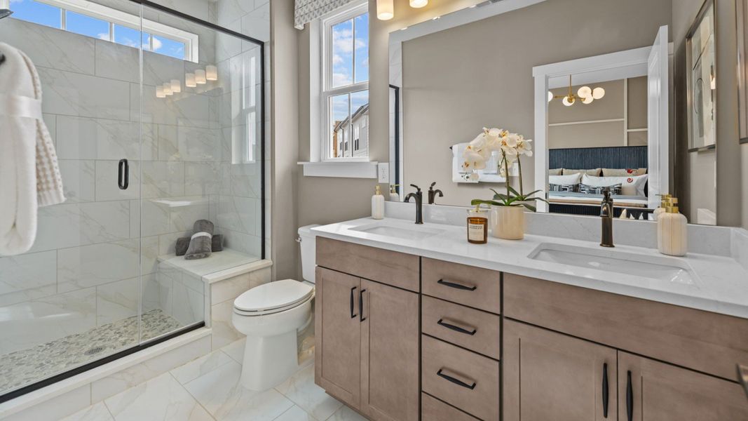 The Landon by DRB Homes in Greenway Overlook Charlotte NC - Bathroom 1 The Landon by DRB Homes in Greenway Overlook Charlotte NC - Bathroom 1