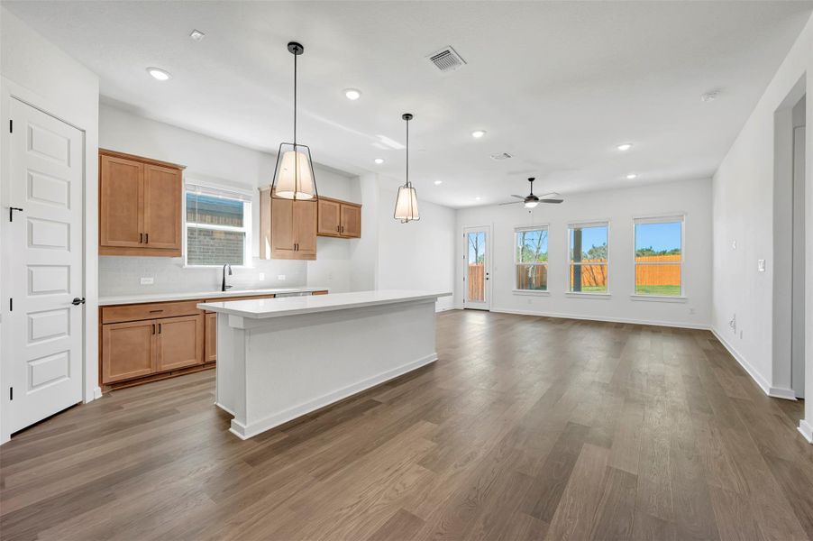 Furnished interior view inside a new home in Heritage, Dripping Springs (Image 5).