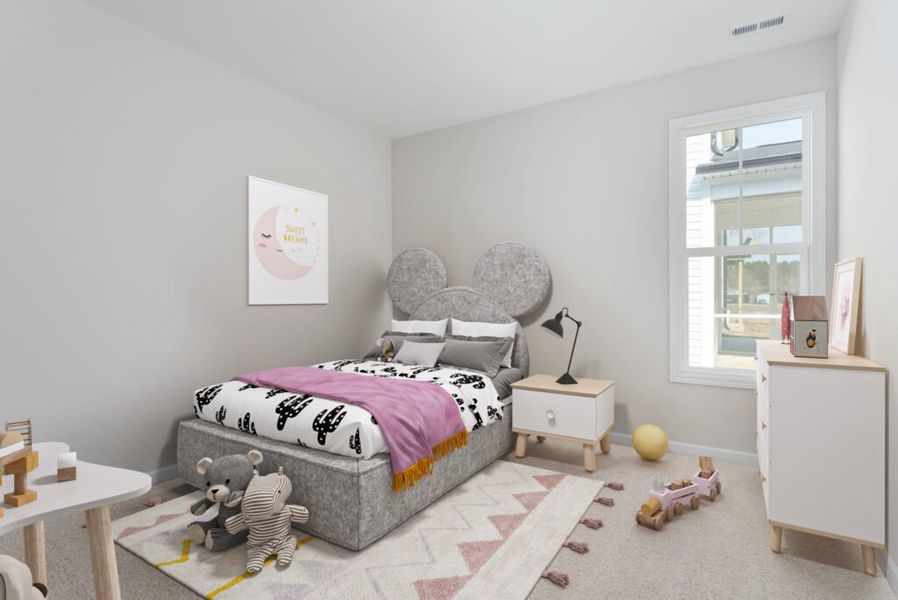 Representative furnished interior of a home built from the Palm by Stevens Fine Homes in River Hills, Shallotte (Image 8).