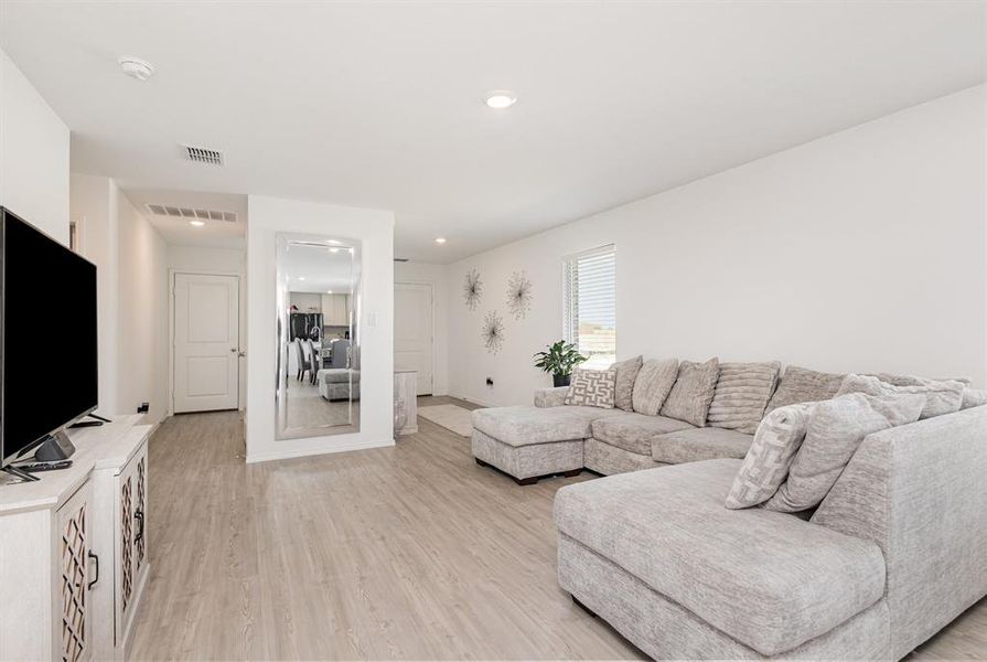 Furnished interior view inside a new home in Walden Pond: Cottage East, Forney (Image 8).