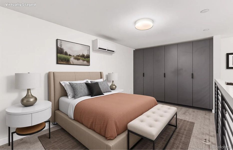 Furnished interior view inside a new home in , Denver (Image 12).