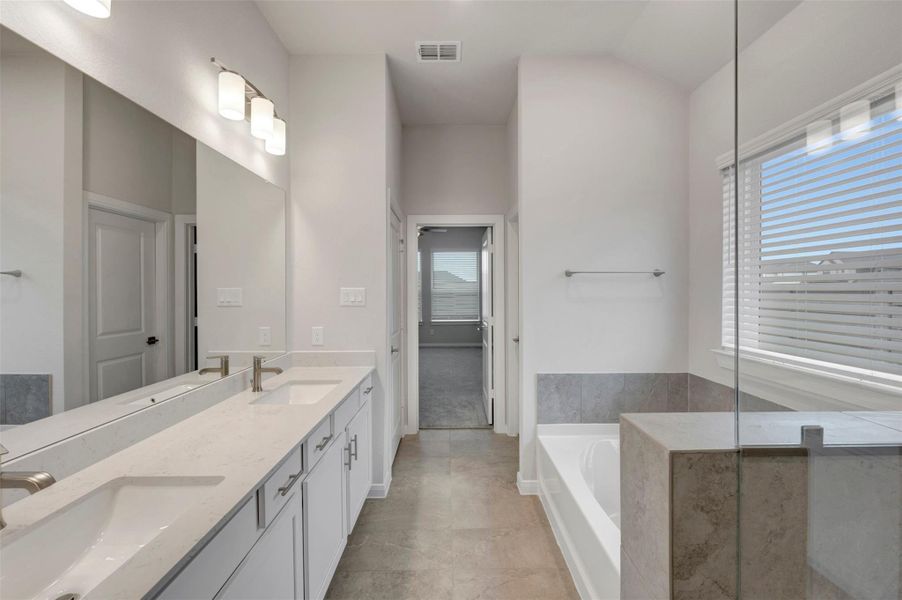 Furnished interior view inside a new home in Austin Point - Terrace Collection, Richmond (Image 11).