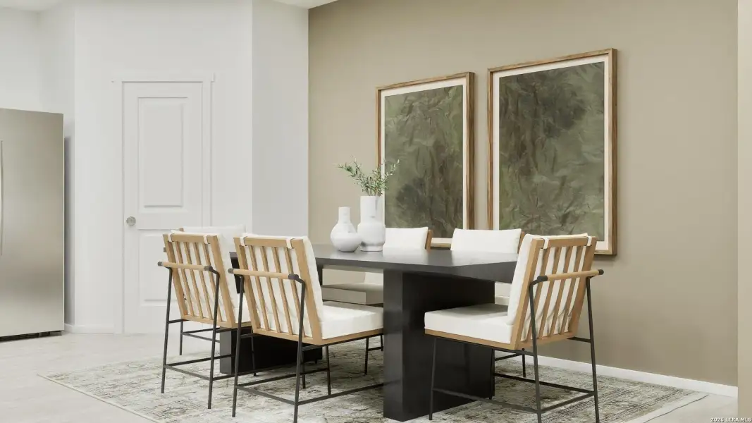 Furnished interior view inside a new home in Stone Garden, Elmendorf (Image 3).