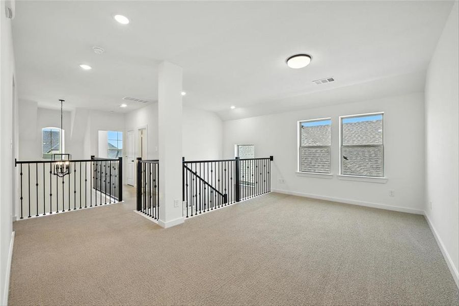 Spacious, unfurnished interior of a new home in Wildflower Ranch: 50ft. lots, Dish (Image 14). Spacious, unfurnished interior of a new home in Wildflower Ranch: 50ft. lots, Dish (Image 14).