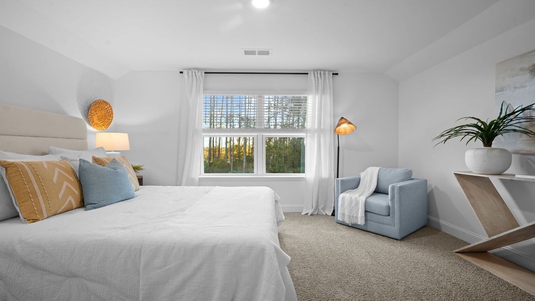 Representative furnished interior of a home built from the Cantey-exp by D.R. Horton in The Lakes at North Glynn, Brunswick (Image 29).