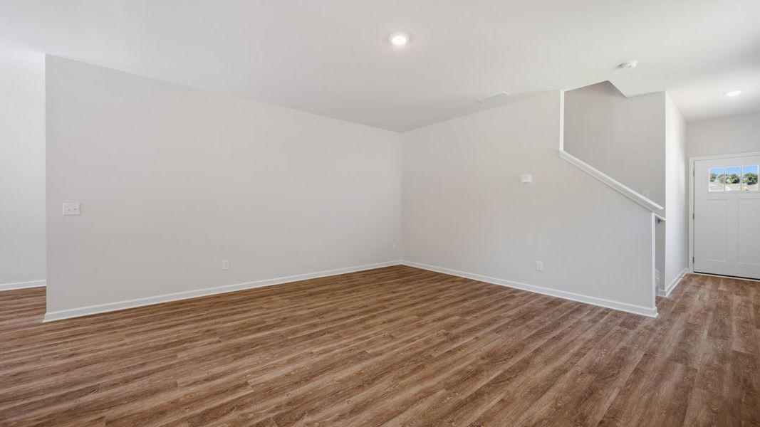 Representative unfurnished interior of a home built from the Hillcrest by D.R. Horton in Shoal Creek, Hampton (Image 17).