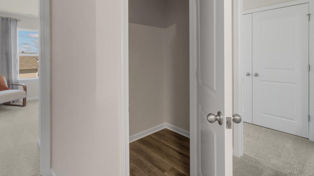 Representative unfurnished interior of a home built from the MITCHELL TH by D.R. Horton in The Landing at Sidbury Station, Castle Hayne (Image 21). Representative unfurnished interior of a home built from the MITCHELL TH by D.R. Horton in The Landing at Sidbury Station, Castle Hayne (Image 21).