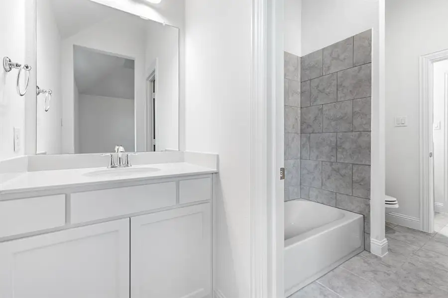 Furnished interior view inside a new home in Sandbrock Ranch, Aubrey (Image 4).