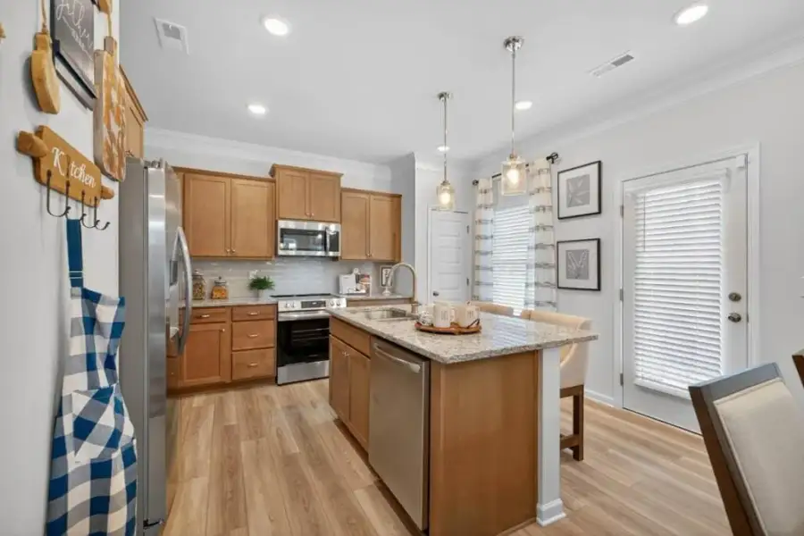 Furnished interior view inside a new home in The Stiles, Cartersville (Image 10).