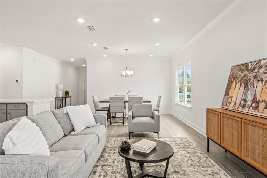 Furnished interior view inside a new home in Natureview, Freeport (Image 24).