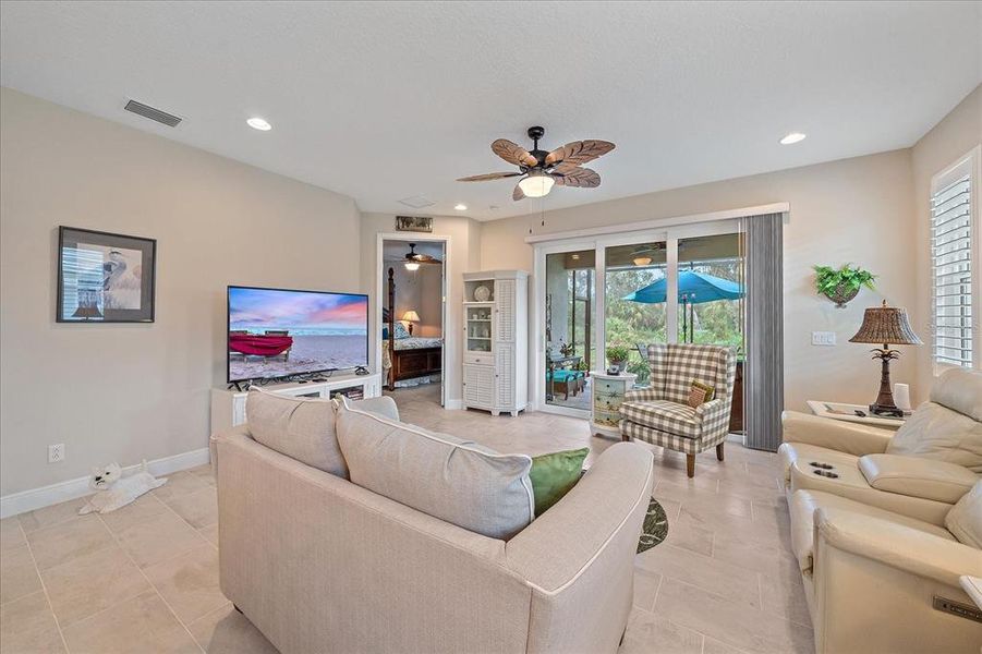 Furnished interior view inside a new home in The Laurels Villas, Parrish (Image 17).