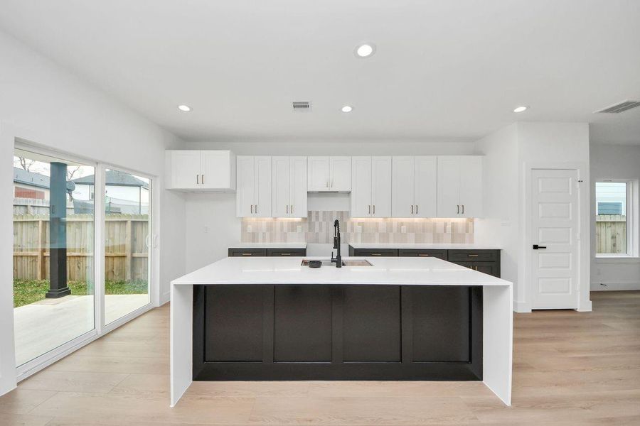 Furnished interior view inside a new home in , Houston (Image 9).