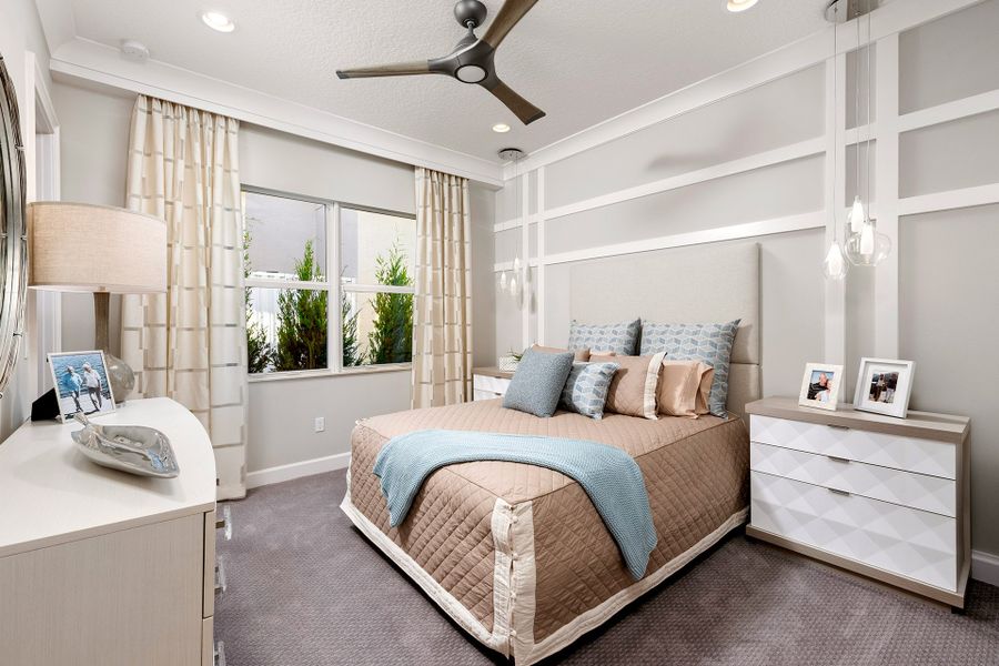 Representative furnished interior of a home built from the Carlyle by GL Homes in Valencia Grand (55+), Boynton Beach (Image 15).
