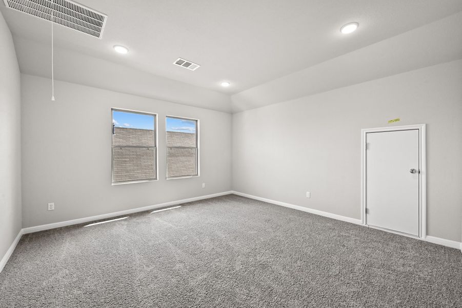 Game Room in the Willow home plan by Trophy Signature Homes – REPRESENTATIVE PHOTO