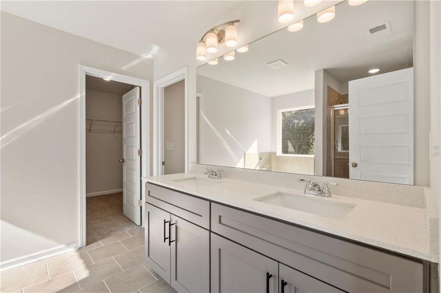 Furnished interior view inside a new home in The Brooke at Rivertown, South Fulton (Image 8).