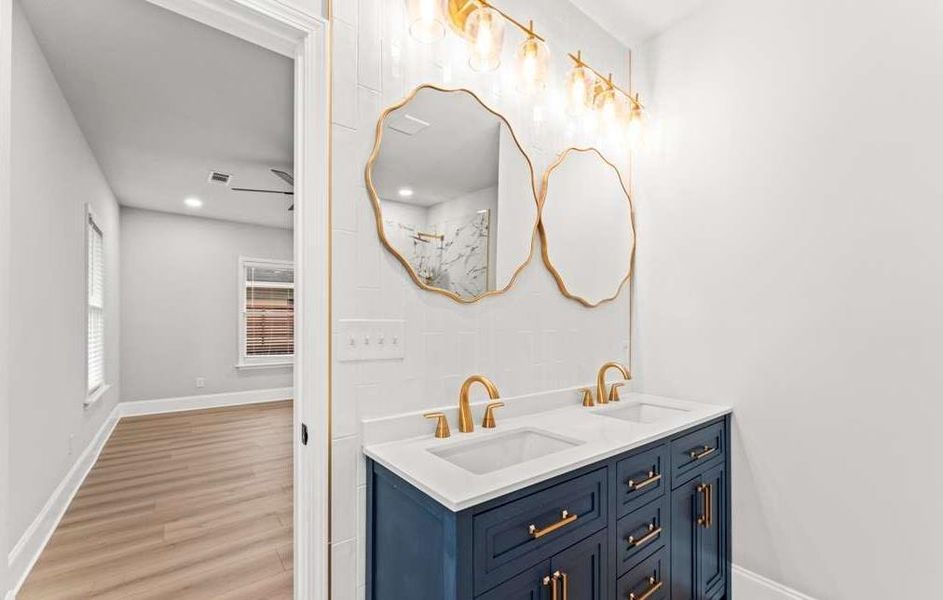 Furnished interior view inside a new home in , Atlanta (Image 10).
