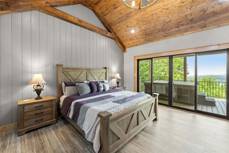 Furnished interior view inside a new home in , Cleveland (Image 13).