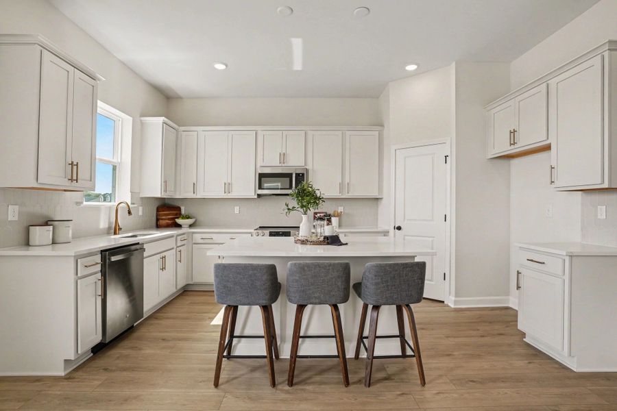 Furnished interior view inside a new home in Blue Heron Retreat, Little River (Image 11).