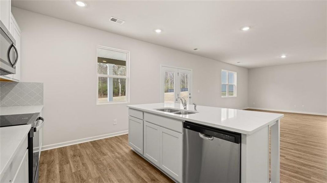 Furnished interior view inside a new home in Jackson Landing, Jefferson (Image 41).