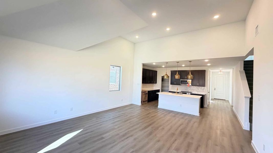 Open Kitchen-Living-Dining Room Construction Progress